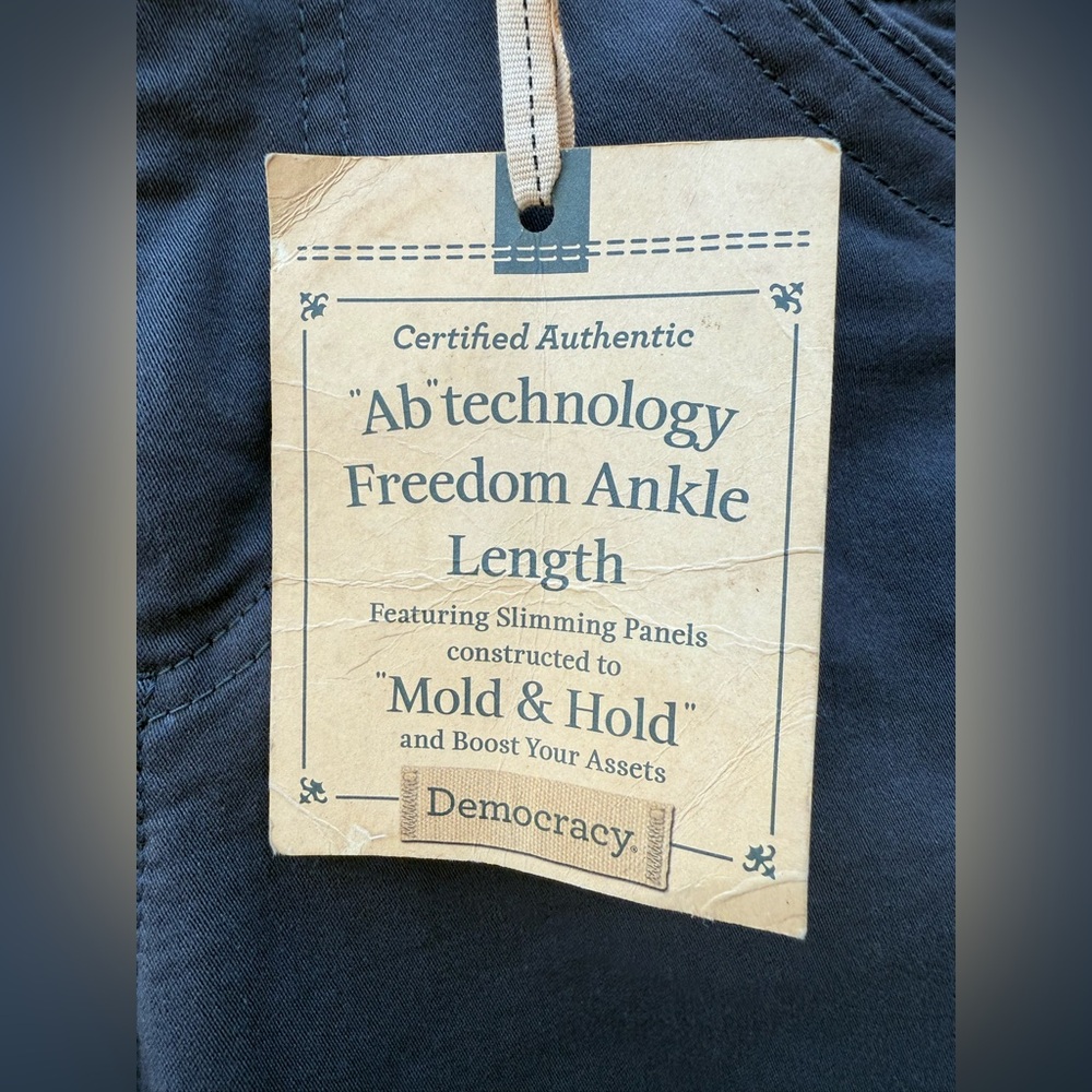 Democracy "Ab" technology Freedom Ankle Length Jeans Size 6 - Picture 2 of 14